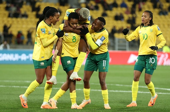 Fifa Wwc South Africa Strike Late To Seal First Ever Nd Round